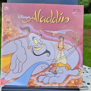 Disney's Aladdin No 12692-14 Golden Book Look Look Book 1992 soft cover book